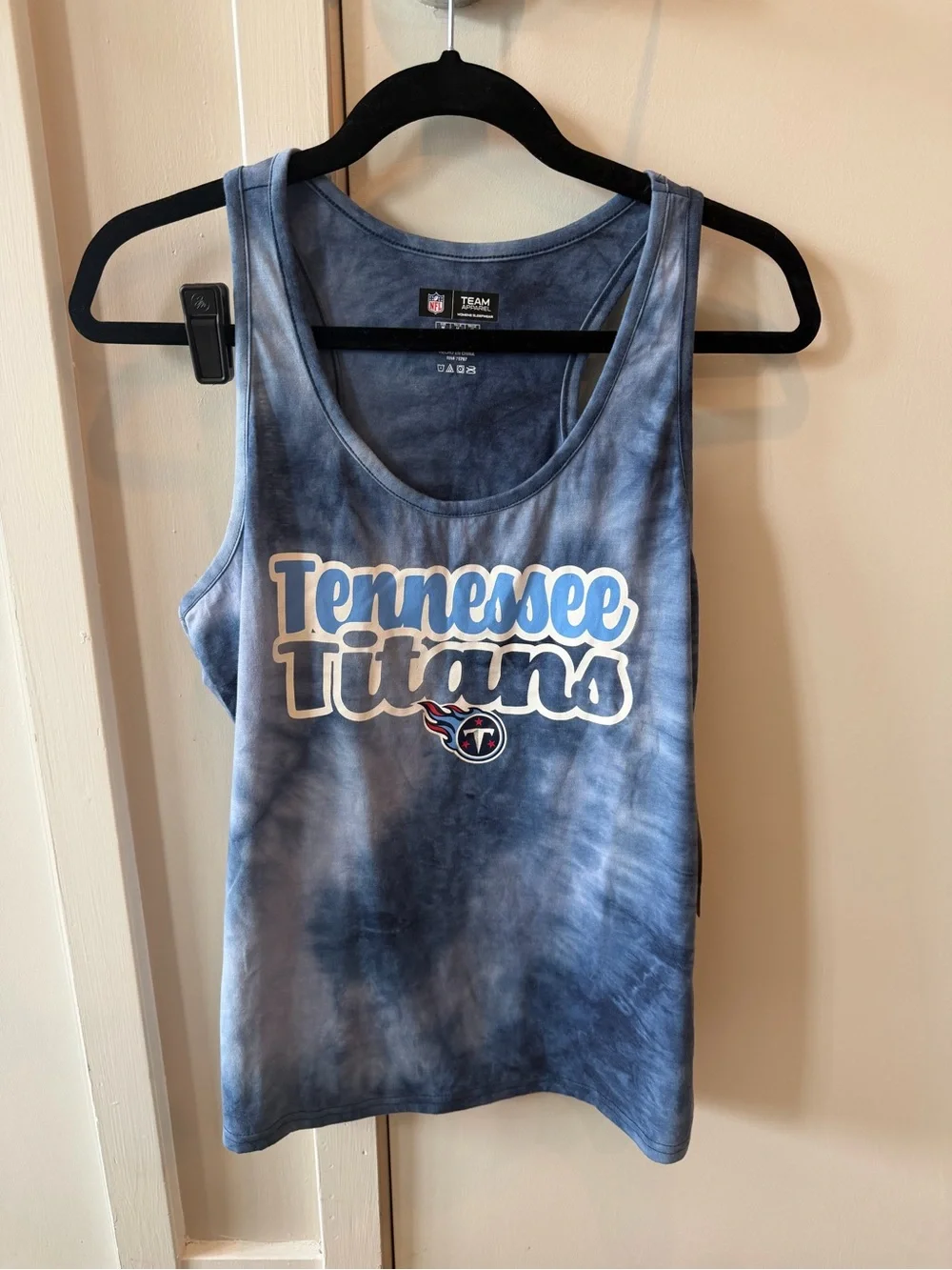Tennessee Titans Blue Tie-Dye Tank Top and Shorts Set